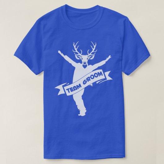 Team Bruidegom Huwelijksgeschenk voor Bruidegom Af T-shirt (Design voorkant)