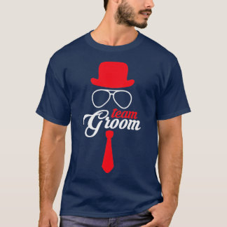 Team Bruidegom JGA Bruiloft Cadeau T-shirt