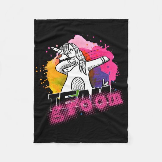 Team Bruidegom - Mannen Bachelor Feest  Fleece Deken (Voorkant)