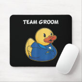 Team Bruidegom Rubber Eend Feest Jongens Jonggezel Muismat (Met muis)