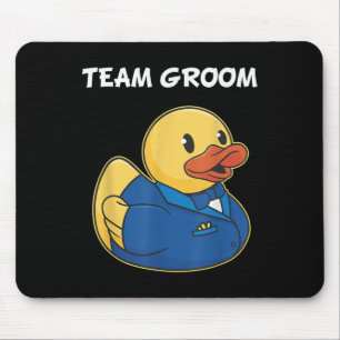 Team Bruidegom Rubber Eend Feest Jongens Jonggezel Muismat