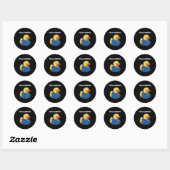 Team Bruidegom Rubber Eend Feest Jongens Jonggezel Ronde Sticker (Vel)