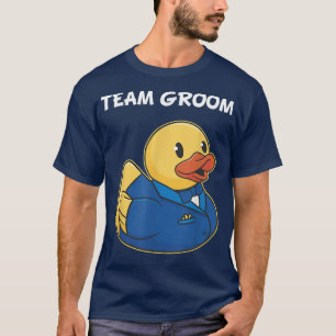 Team Bruidegom Rubber Eend Feest Jongens Stag Nach T-shirt