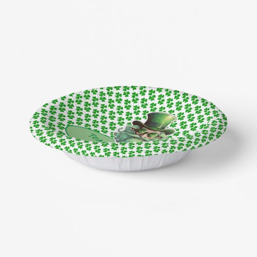 Team bruidegom Shamrocks Kleine klavers 3-blad Papieren Kommen (Gebogen)