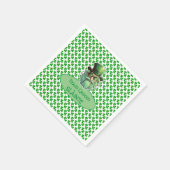 Team bruidegom Shamrocks Kleine klavers 3-blad Servet (Hoek)