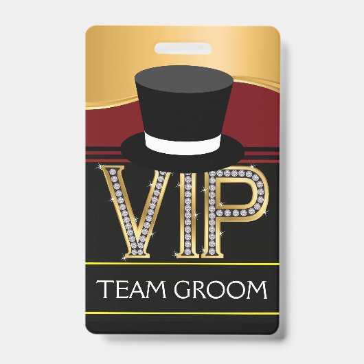Team bruidegom trouwbadge badge (Voorkant)