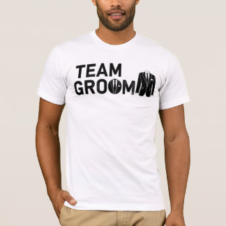 Team Bruidegom Trouwfeest Verloofde Party Smoking T-shirt