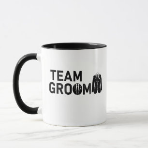 Team Bruidegom Trouwpartij Elegant Tuxedo Pak Mok