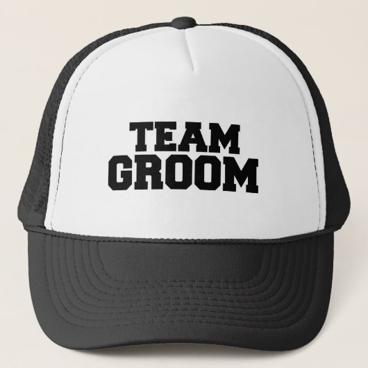 Team bruidegom trucker pet (Voorkant)