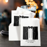 Team bruidegom Tuxedo Hangover Kit Trouwkoffer Bedankzakje<br><div class="desc">Als je een Hangover Kit moet maken voor de vrijgezellenfeest van Team Groom - hier zijn de smoking gunsttassen speciaal voor jou</div>