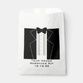 Team bruidegom Tuxedo Hangover Kit Trouwkoffer Bedankzakje (Voorkant)