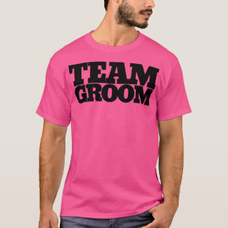 Team bruidegom vrijgezellenfeest 6 t-shirt