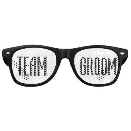 Team bruidegom Zonnebril Cool Modern Zwart-wit