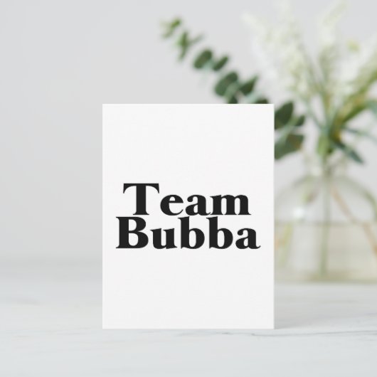 Team Bubba Briefkaart (Staand voorkant)