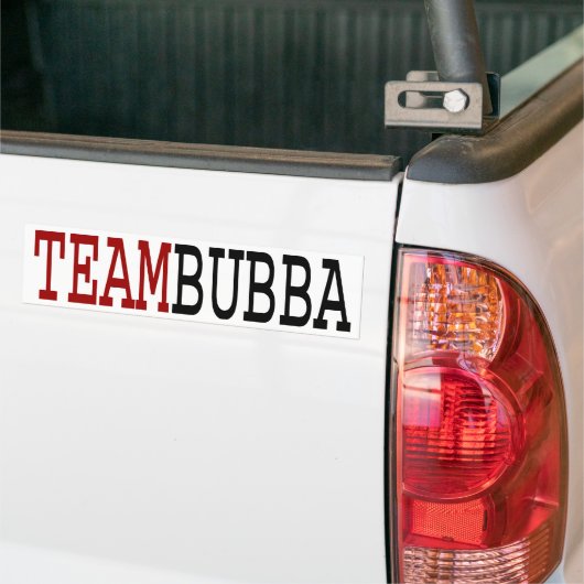 Team Bubba Bumpersticker (Op Truck)