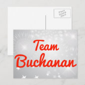 Team Buchanan Briefkaart (Voorkant / Achterkant)