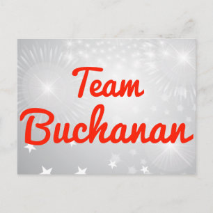 Team Buchanan Briefkaart