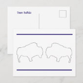 Team Buffalo Briefkaart (Voorkant / Achterkant)