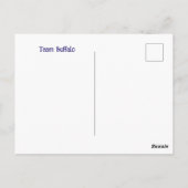 Team Buffalo Briefkaart (Achterkant)