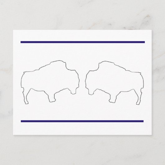 Team Buffalo Briefkaart (Voorkant)