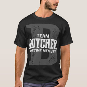 Team BUTCHER levenslang lid T-shirt