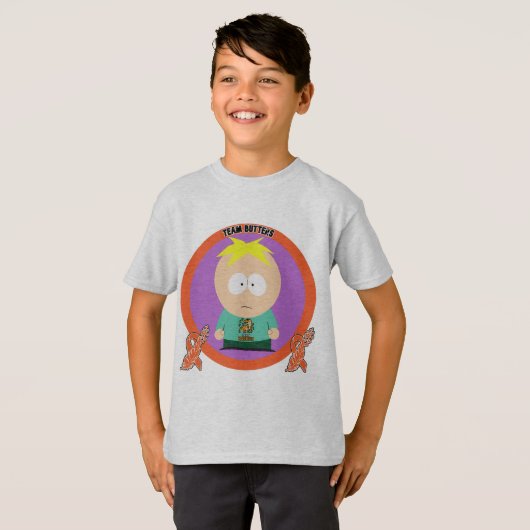 Team Butters - Kinder T-shirt (Voorkant volledig)