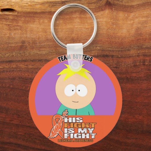 Team Butters - Ronde Sleutelhanger (Achterkant)
