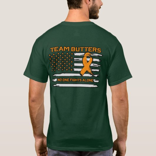 Team Butters - Vlag T-shirt (Achterkant)
