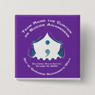 Team Button-Square Vierkante Button 5,1 Cm