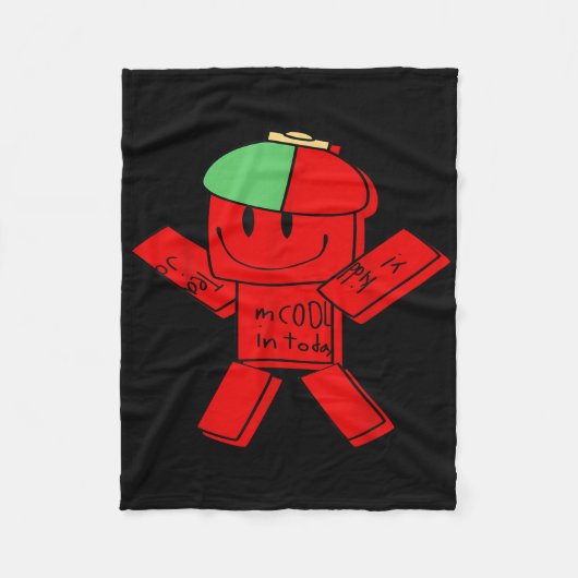 Team C00lkidd Doe Vandaag mee Grappige Trending Qu Fleece Deken (Voorkant)