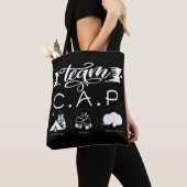 Team C.A.P Camping Apero Pétanque Tote Bag (Dichtbij)