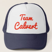 Team Calvert Trucker Pet (Voorkant)