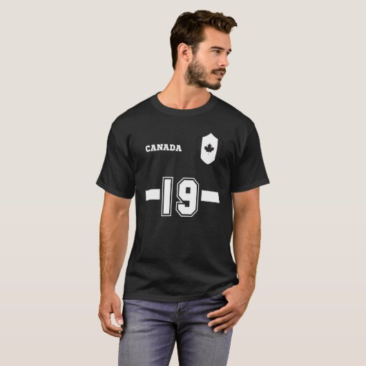 Team Canada 19 ventilator T-shirt (Voorkant volledig)