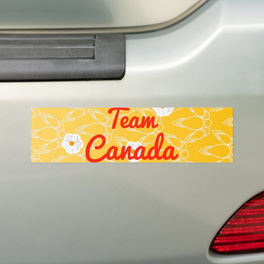 Team Canada Bumpersticker (Op auto)