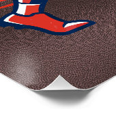 Team Canada Football Dynamic Patriotic Athlete Art Perfect Poster (Hoek)