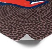 Team Canada Football Dynamic Patriotic Athlete Art Poster (Hoek)