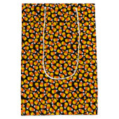 Team Candy Corn Halloween Medium Cadeauzakje (Achterkant)