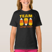 Team Candy Corn Halloween T-shirt (Voorkant)