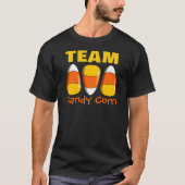 Team Candy Corn Halloween T-shirt (Voorkant)
