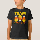 Team Candy Corn Halloween T-shirt (Voorkant)