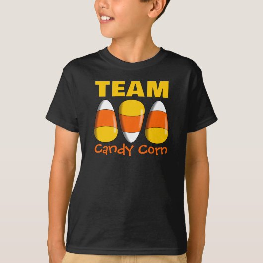 Team Candy Corn Halloween T-shirt (Voorkant)