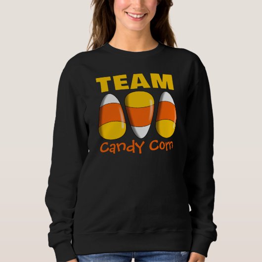 Team Candy Corn Halloween Trui (Voorkant)