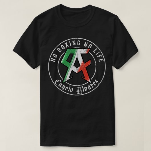 Team Canelo Alvarez Mexico T-shirt (Design voorkant)