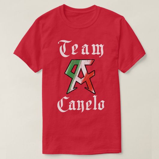Team Canelo T-shirt (Design voorkant)