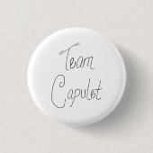 Team Capulet-pin Ronde Button 3,2 Cm (Voorkant)