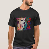 Team Carlos Chihuahua Retro Design T-shirt (Voorkant)