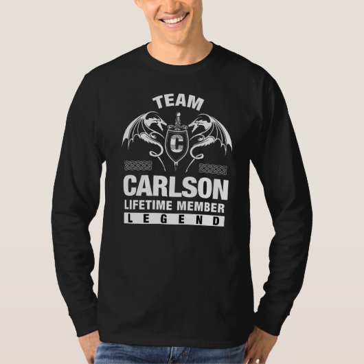 Team Carlson Lifetime Lid T-shirt (Voorkant)