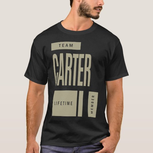 Team Carter T-shirt (Voorkant)