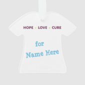 Team CDKL5 T-Shirt Ornament (achterkant)