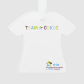 Team CDKL5 T-Shirt Ornament (voorkant)